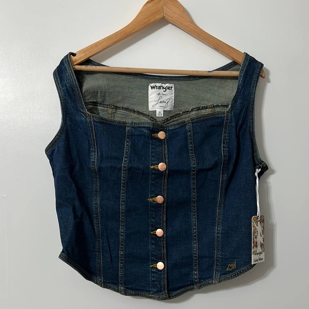 WRANGLER X LAINEY WILSON PONY UP BUSTIER TOP - XL